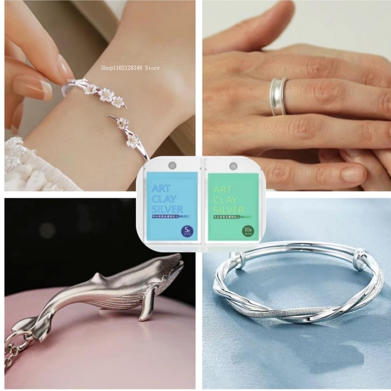 Jewelry Making Raw Materials - Czysta srebrna glinka DIY do wyrobu