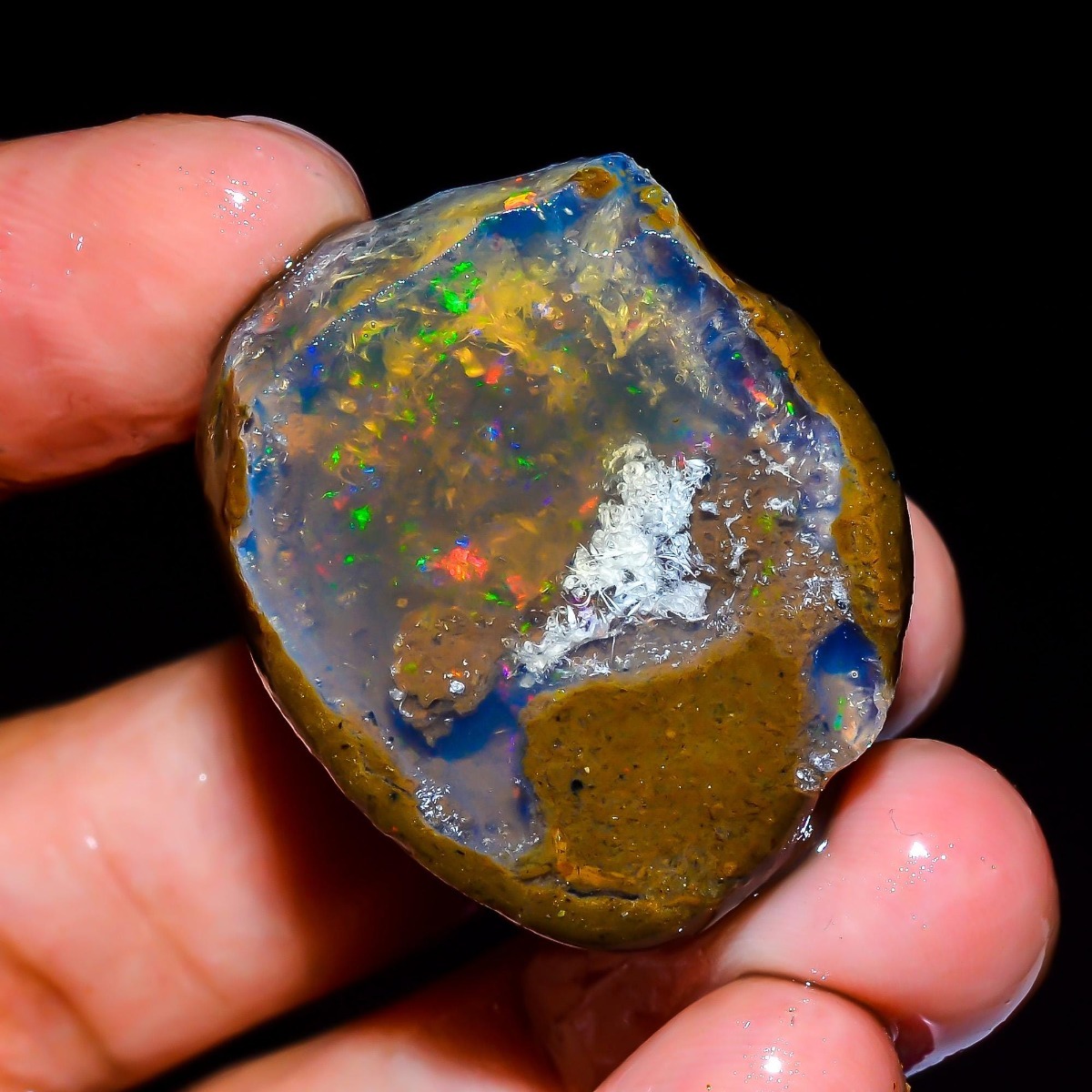 Jewelry Making Raw Materials - Naturalny Etiopski Opal Surowy 25-80CT Kamień