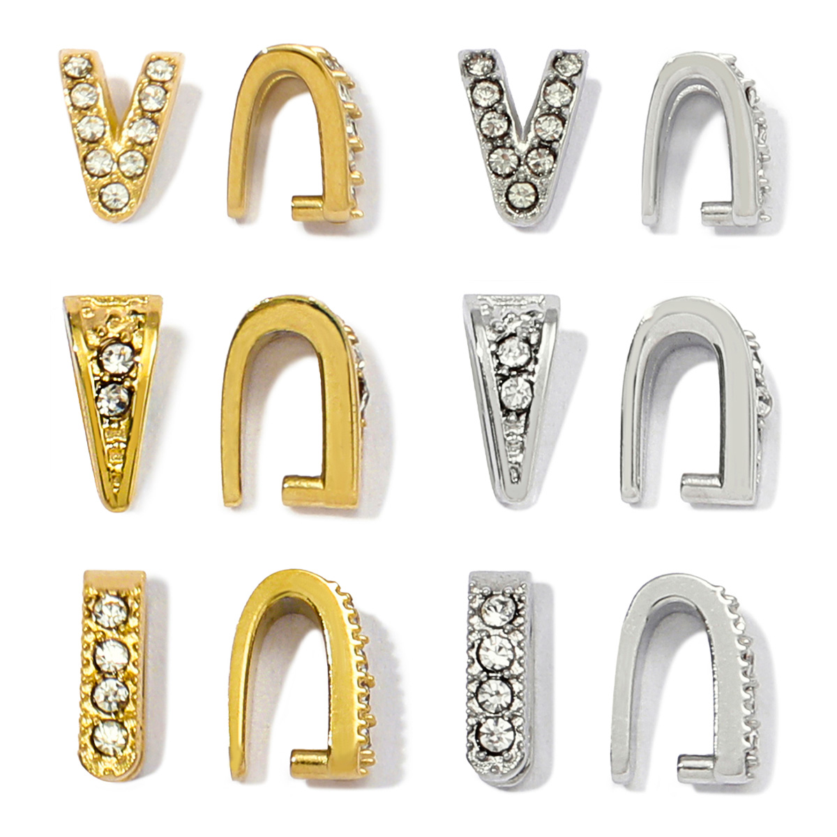 Jewelry Making Material - 5 sztuk/partia klipsy ze stali nierdzewnej