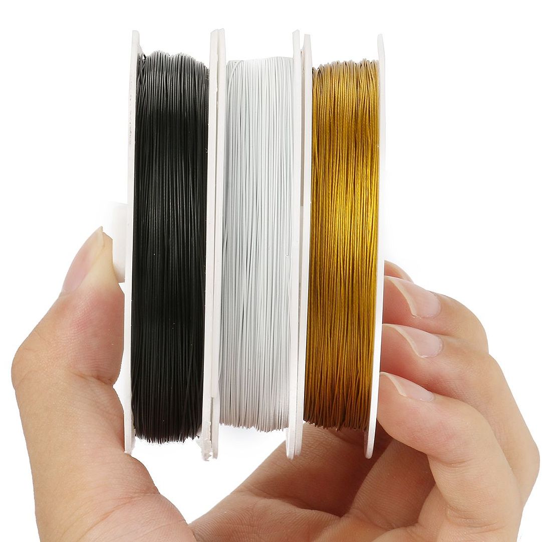 Crystal Bead Mix - 1 rolka/partii 0.35/0.38/0.45mm odporna mocna linia