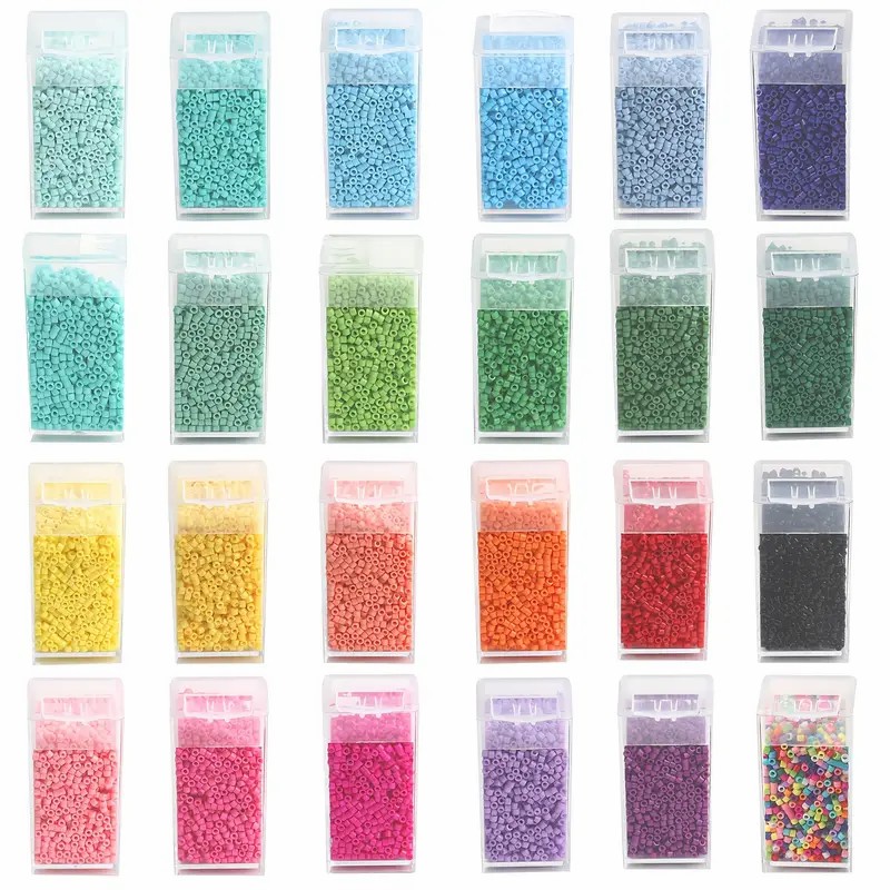 Seed Bead Tube - 1000/3000 sztuk 2mm czeskie szklane koraliki