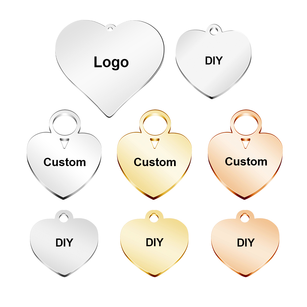 Making Custom Jewelry - 20 sztuk/partia Stal Nierdzewna Personalizowane Zawieszki