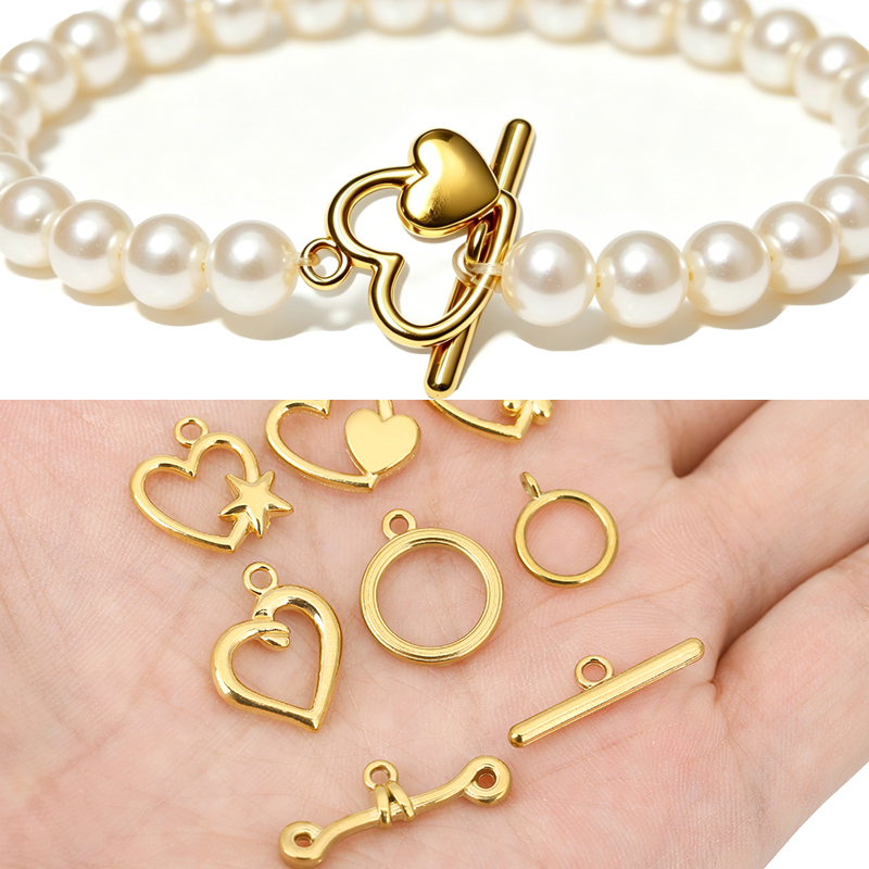 Jewelry Making Name - 5 zestawów zapięć OT ze stali