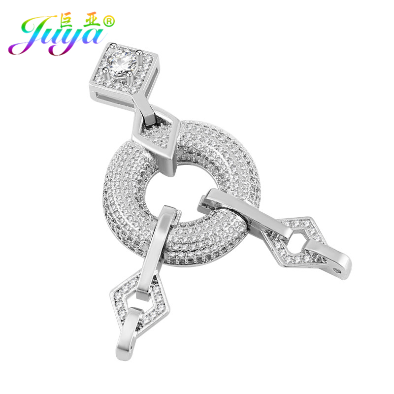 Jewelry Making Beads - Juya DIY elementy biżuterii geometryczne zapięcie