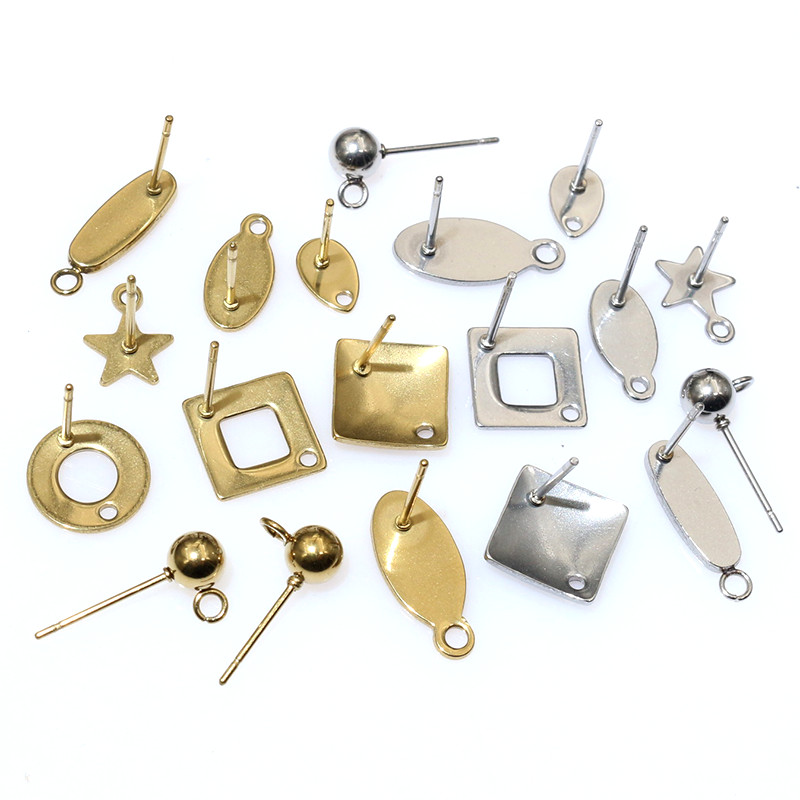 Jewelry Making Earrings - 20 szt. Rękodzieło ze stali nierdzewnej