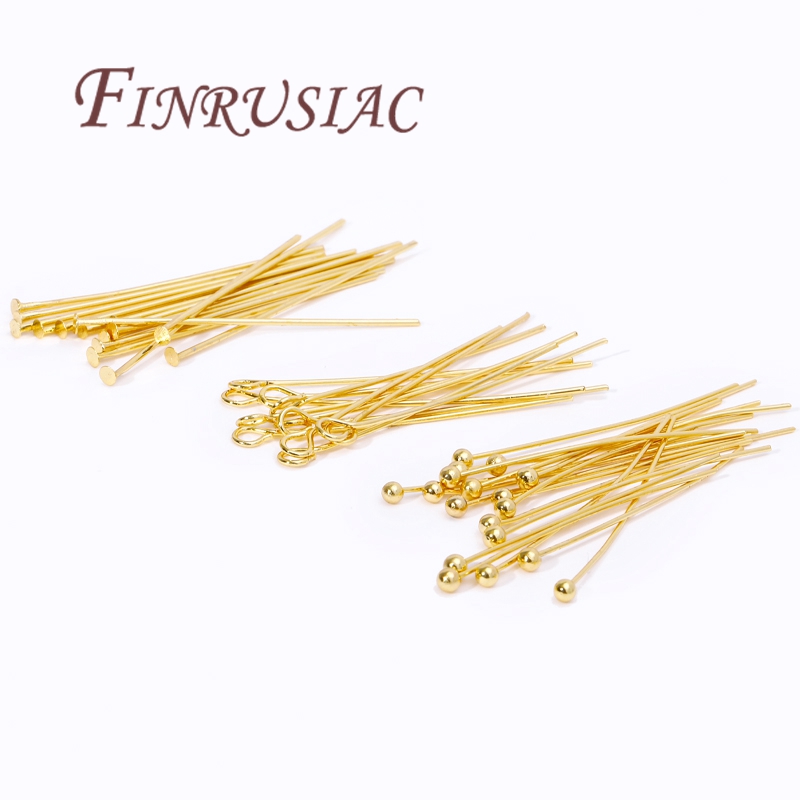 Jewelry Making Jig - 50 sztuk 20-50mm pozłacane szpilki do
