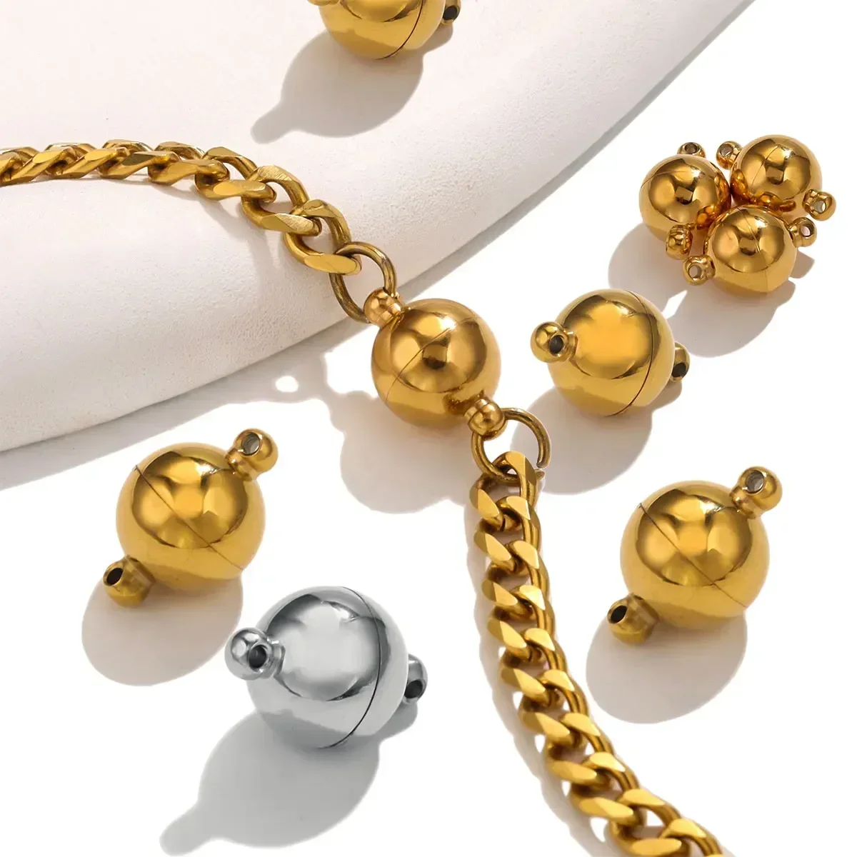 2 zestawy kulka ze stali nierd – Jewelry Making Name recenzja i cena