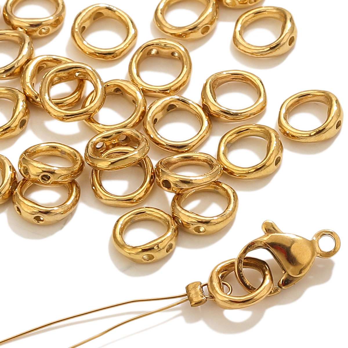 20 szt. Zapięcia ze stali nier – Jewelry Making Supplies recenzja i cena