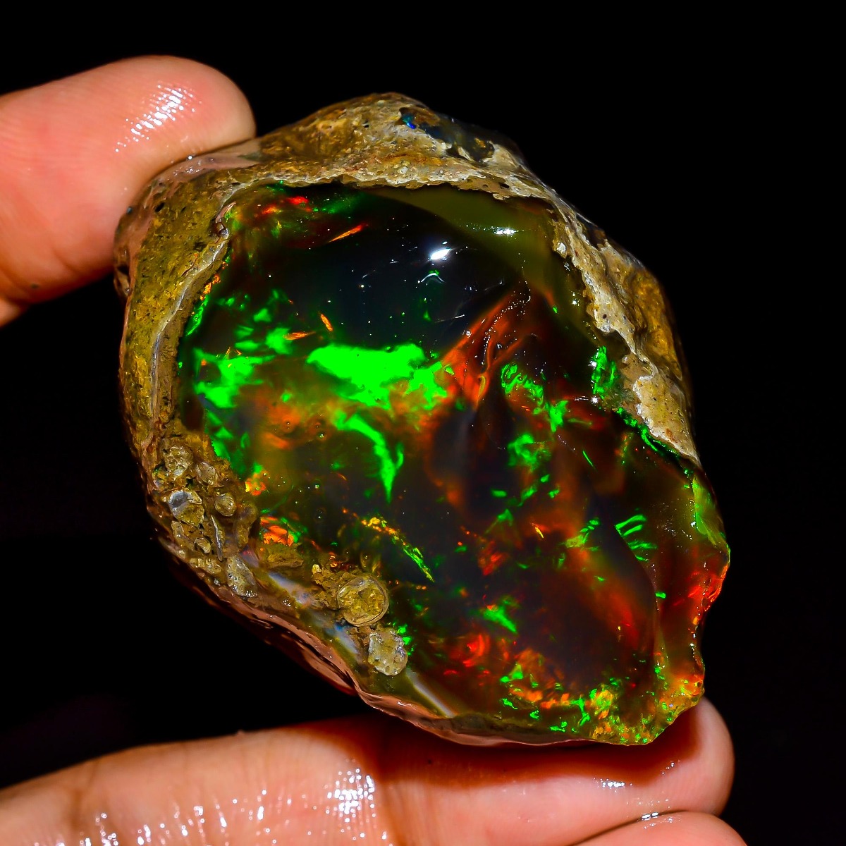 AAA+ Naturalny Etiopski Opal S – Jewelry Making Raw Materials recenzja i cena
