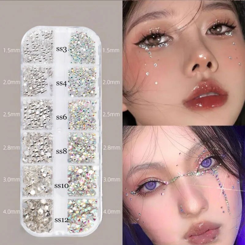 Nail Art Rhinestone 12Grids Bo – Crystal Bead Mix recenzja i cena