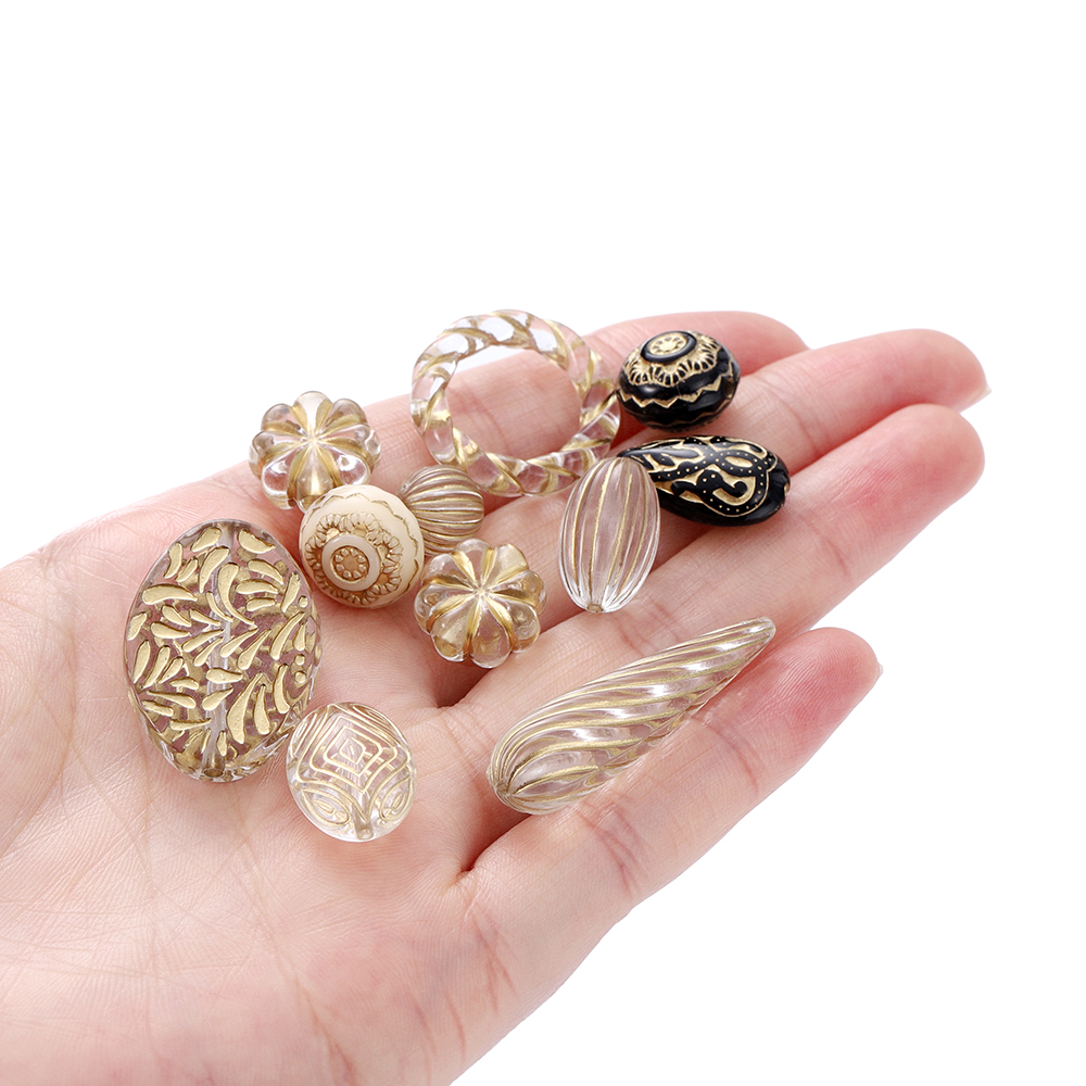 20 szt. Retro Kolorowe Płaskie – Jewelry Making Drawing recenzja i cena