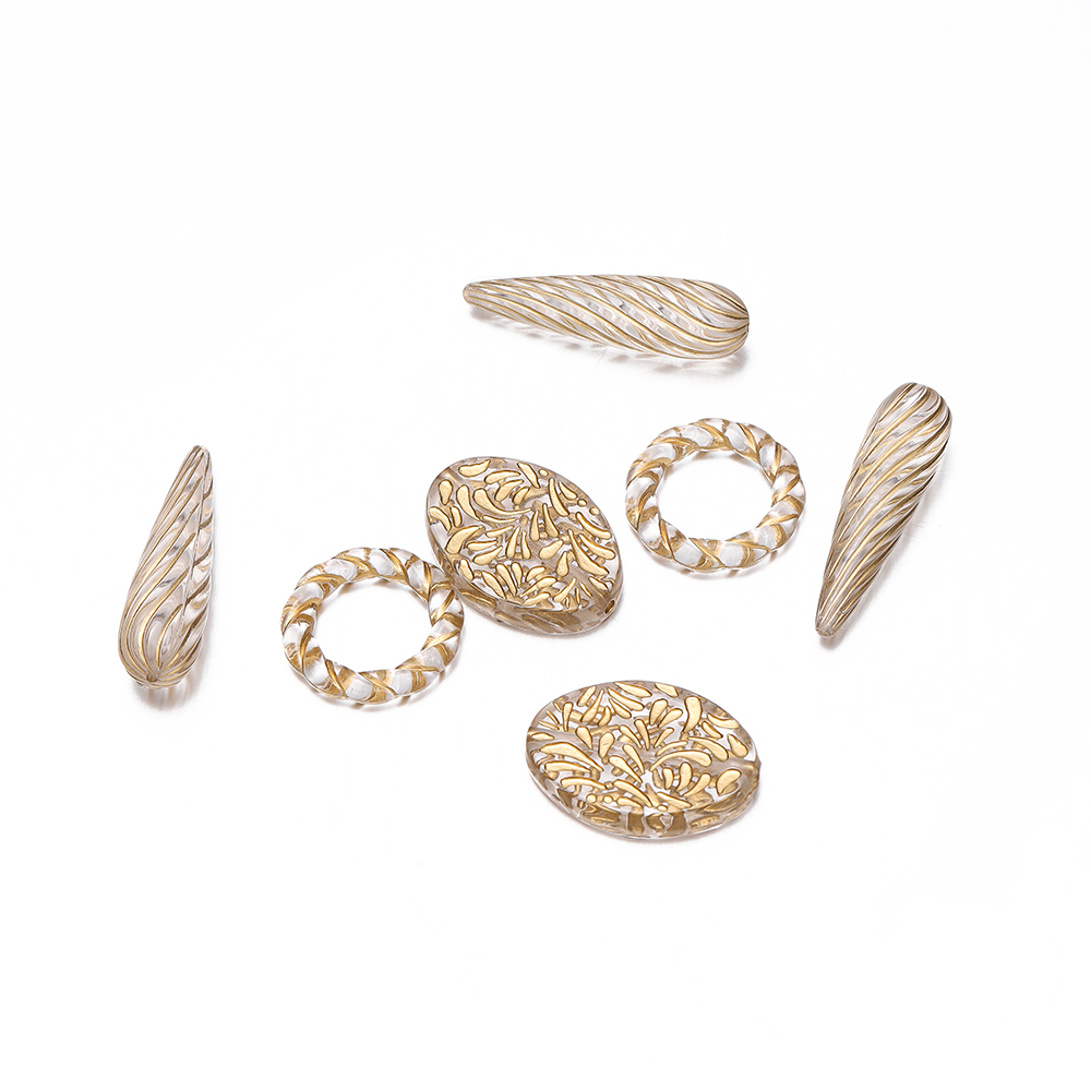 20 szt. Retro Kolorowe Płaskie – Jewelry Making Drawing recenzja i cena