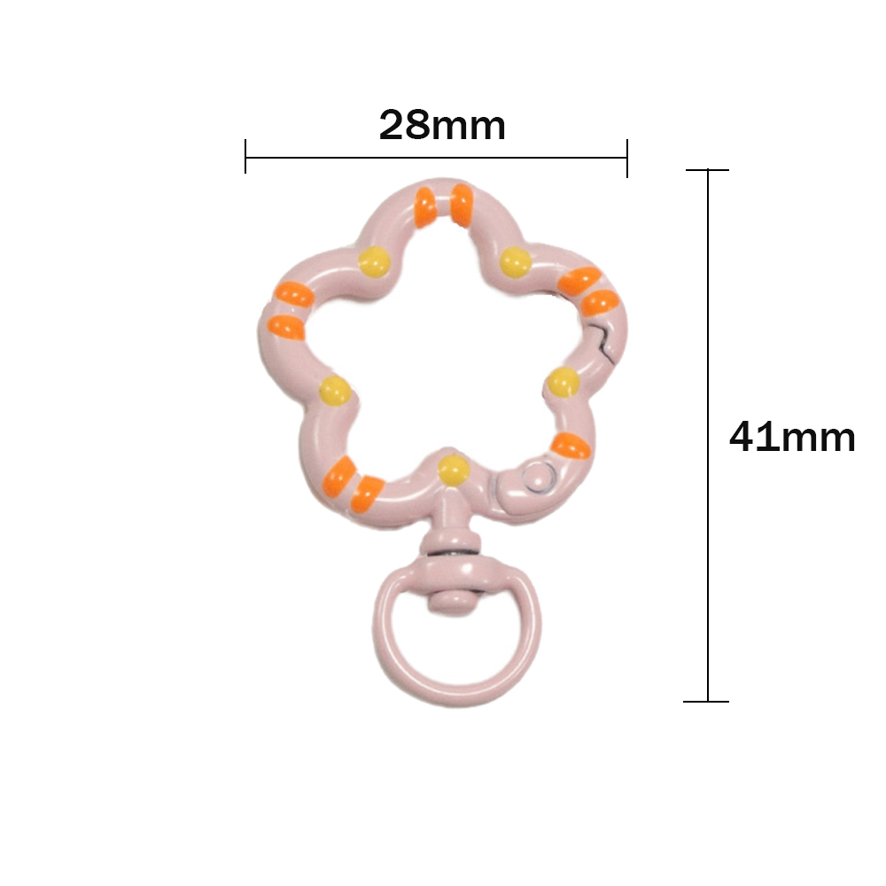 5szt Kwiat Metalowe zatrzaski  – Jewelry Making Name recenzja i cena
