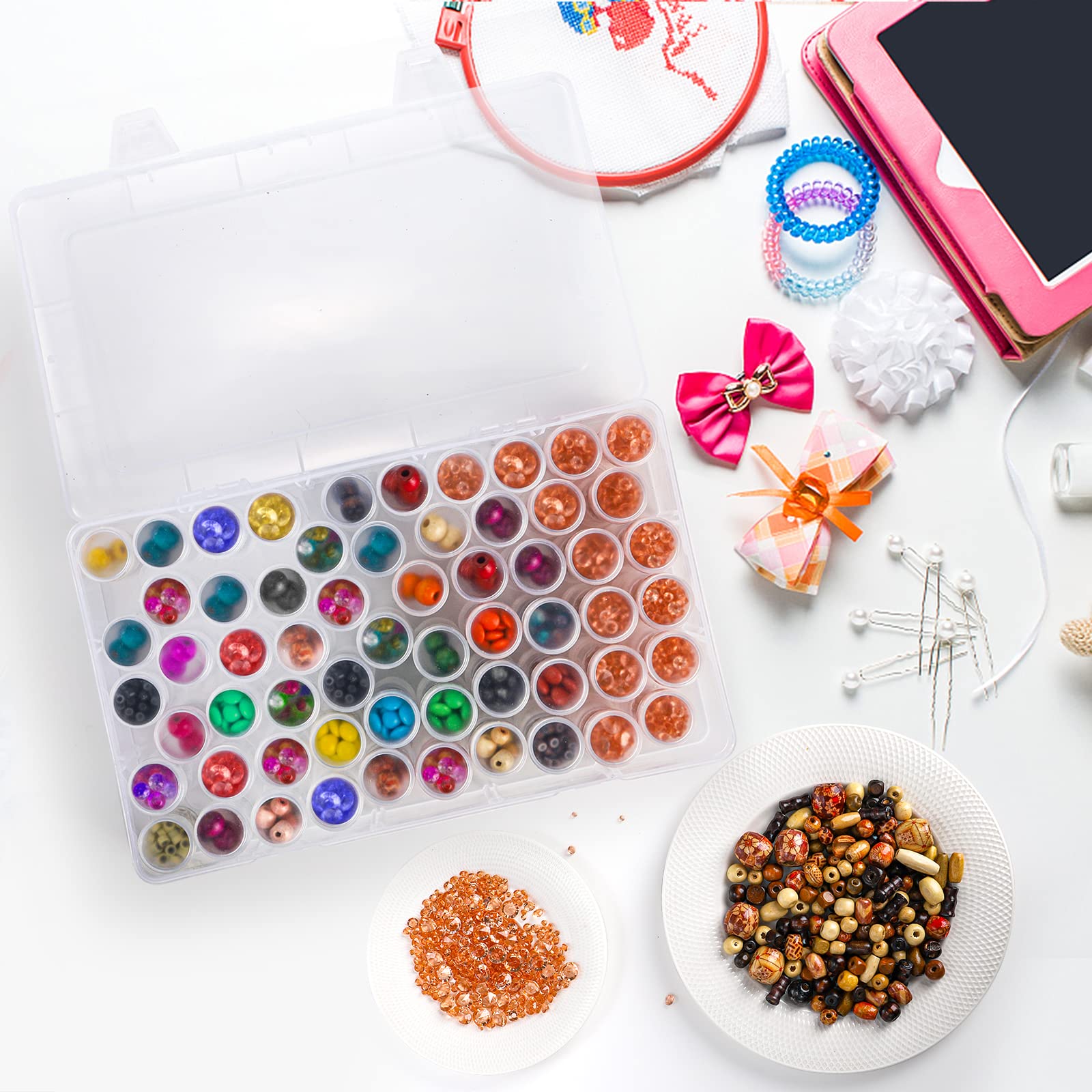 1 szt. Plastikowe pudełko do p – Jewelry Making Workshops recenzja i cena