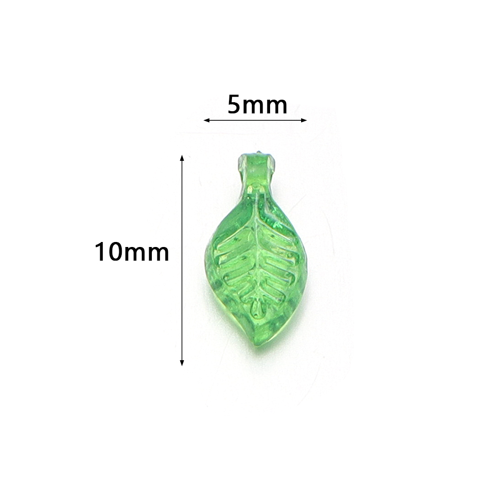 200 sztuk/partia Zielone Liści – Crystal Bead Mix recenzja i cena