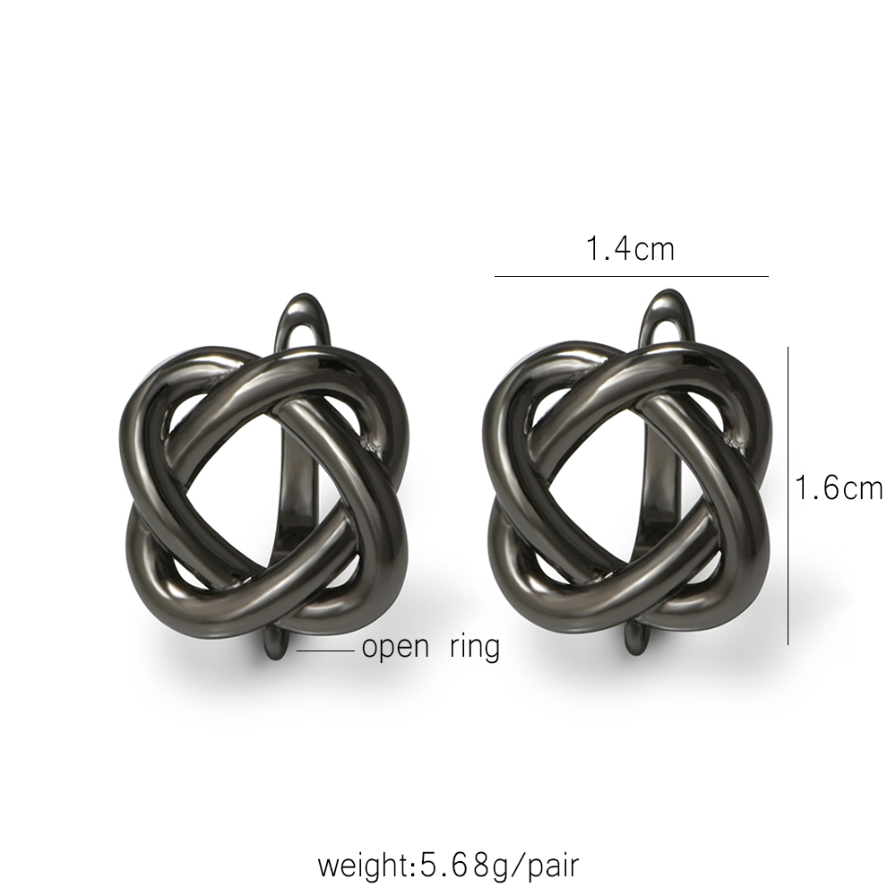 YANASI 1 Para Czarne Mosiężne  – Jewelry Making Supplies recenzja i cena