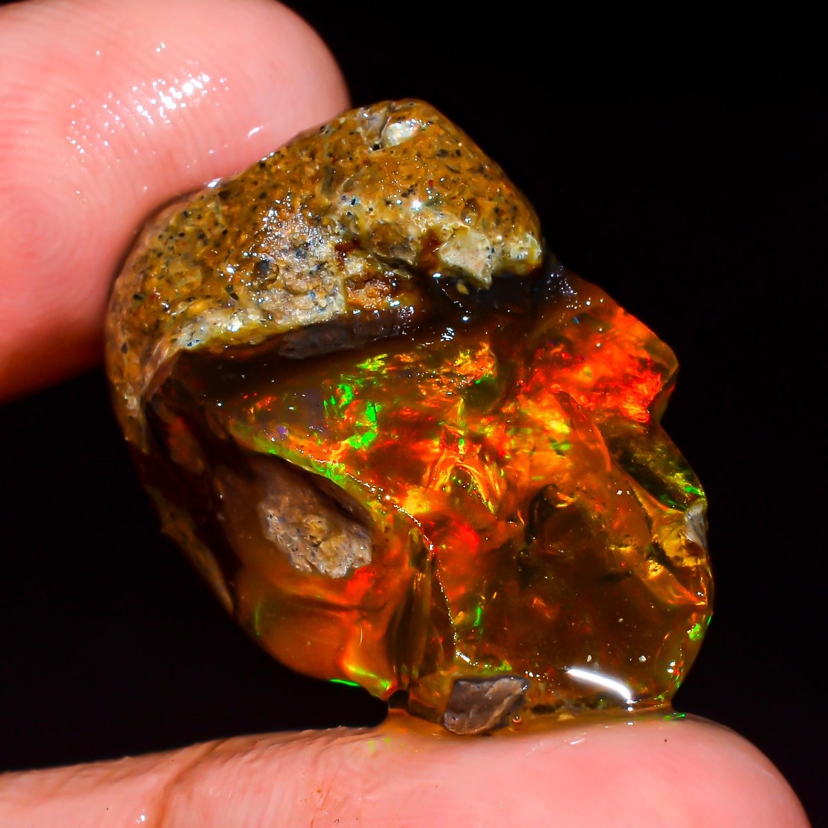 Naturalny etiopski opal surowy – Jewelry Making Raw Materials recenzja i cena