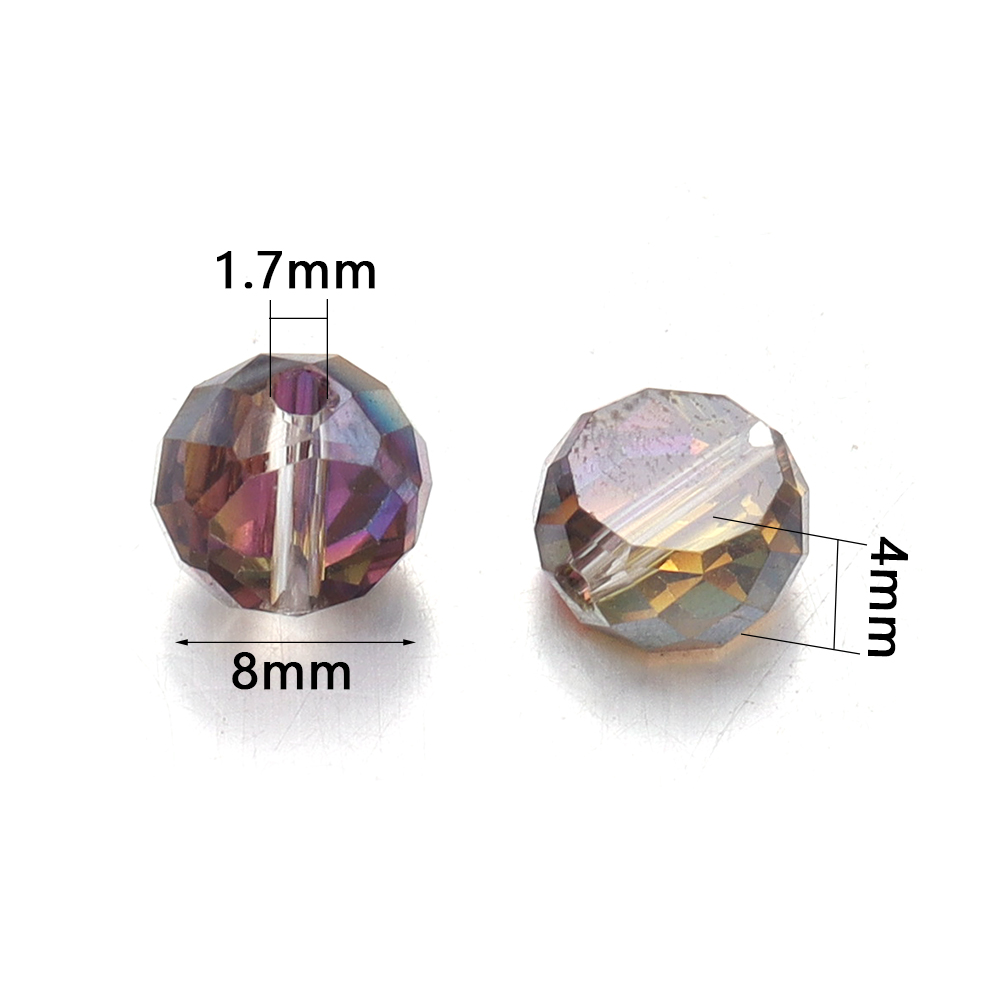 30 sztuk/partia 8mm Kolorowe P – Crystal Bead Mix recenzja i cena