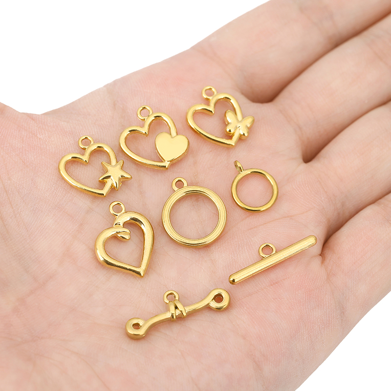 5 zestawów zapięć OT ze stali  – Jewelry Making Name recenzja i cena