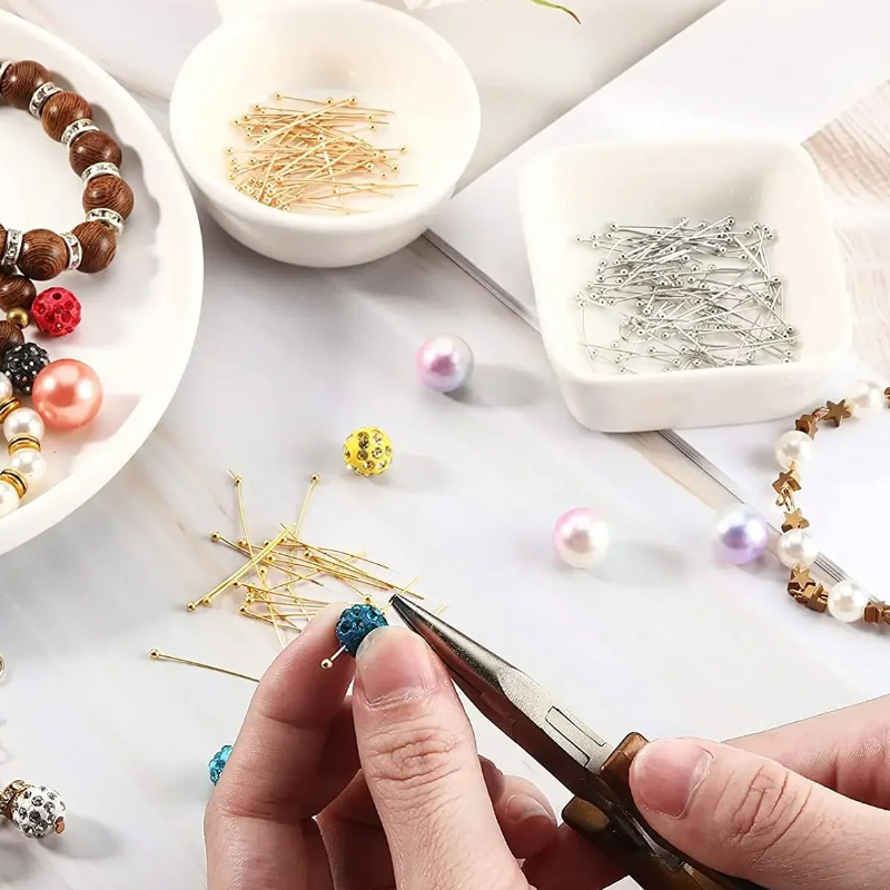 100 szt. Szpilek kulkowych ze  – Jewelry Making Jig recenzja i cena